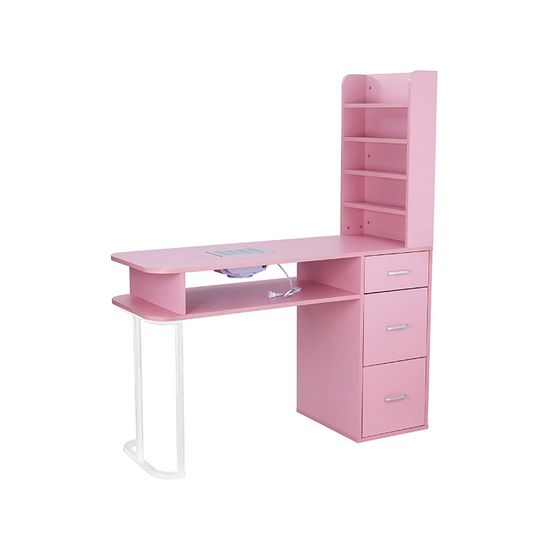 HZ2040PK Pulchritudo salon clavus mensam cum pulvis collector et carpi cervical