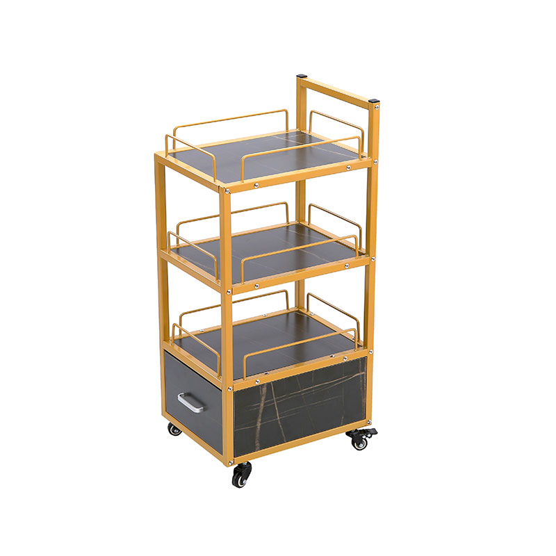 HZ2048 Salon trahit multi-functional salon cart cum 3 layers shelves