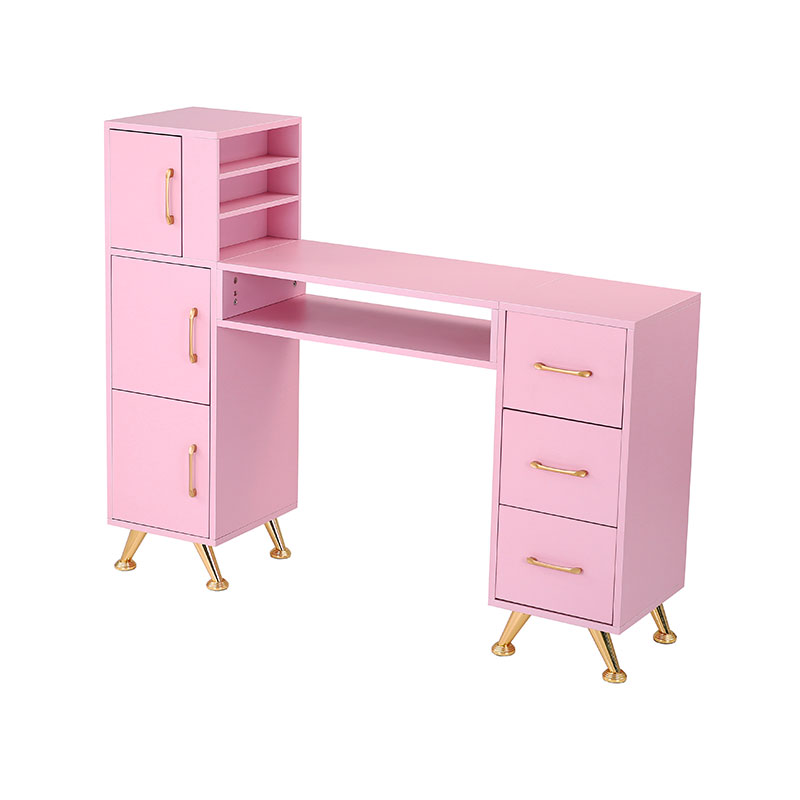 HZ2024BP Manicure mensam clavum desk pro clavo tech cum vitreo summo & carpi requiem