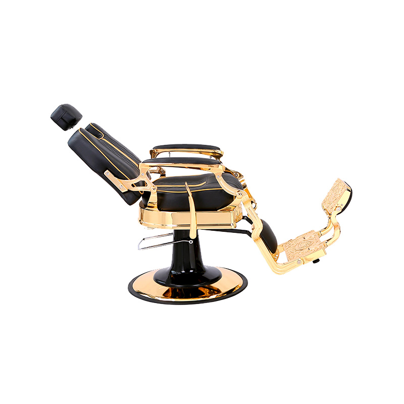 HZ87104 Industrial-style adjustable vindemiae tonsoris sella cum solido metallo compage