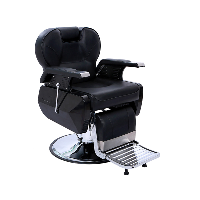 HZ8702H Black classic hairstyling chair