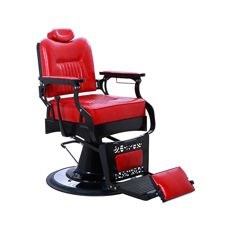 HZ8754RD Vintage style red salon chairs
