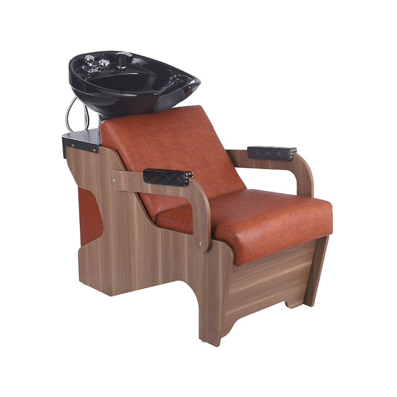 HZ9073 Wooden frame hair shampoo chair